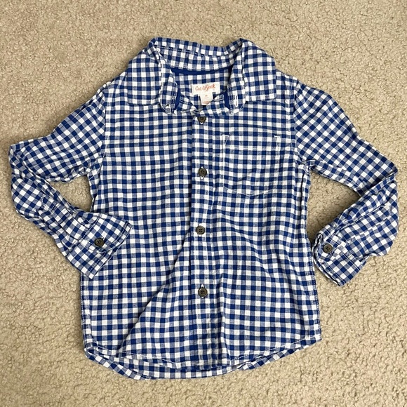 Cat & Jack 3T Boys Longsleeve Button-Down Shirt- set of 4 shirts. - Picture 4 of 5